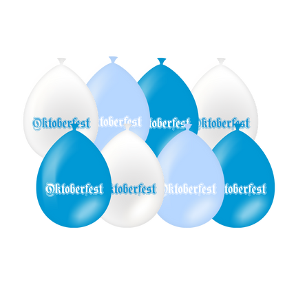 Palloncini Oktoberfest 30 cm 8 pezzi
