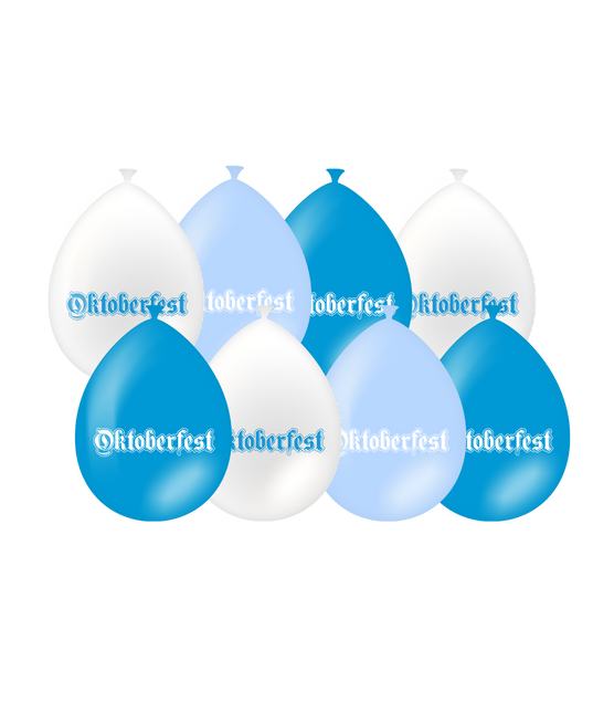 Palloncini Oktoberfest 30 cm 8 pezzi