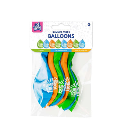 Palloncini colorati Summer Vibes 30 cm 8 pezzi