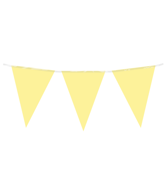 Linea di bandiera giallo pastello
