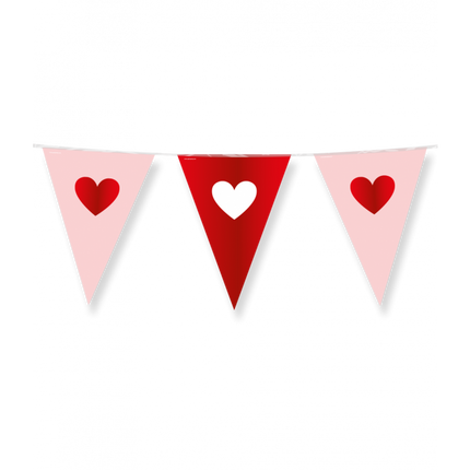 Ghirlanda di cuori 10m