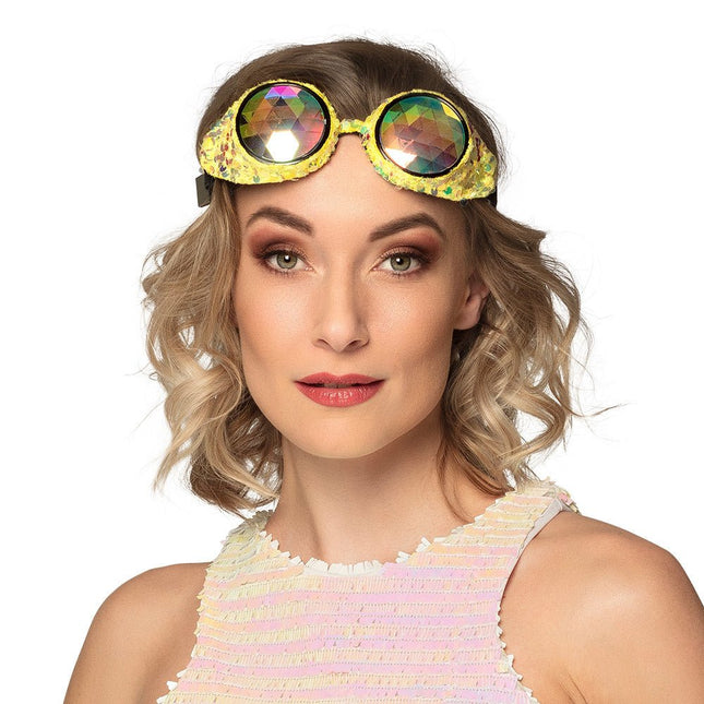 Partybril Mirage Goud 18cm van Boland koop je bij Partywinkel