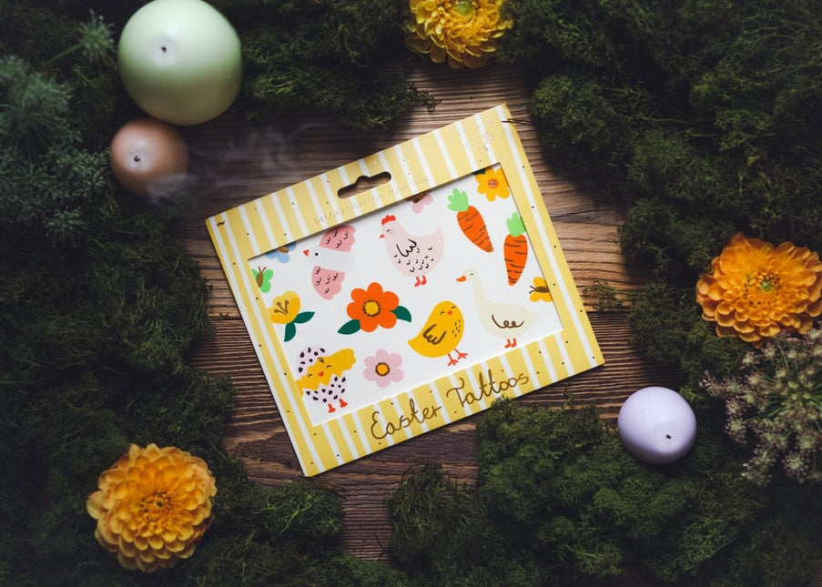 Pasen Nep Tattoos 20st van Partydeco koop je bij Partywinkel