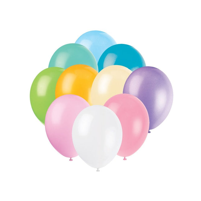 12" Palloncini in lattice Premium, 10ct - Pastello assortito