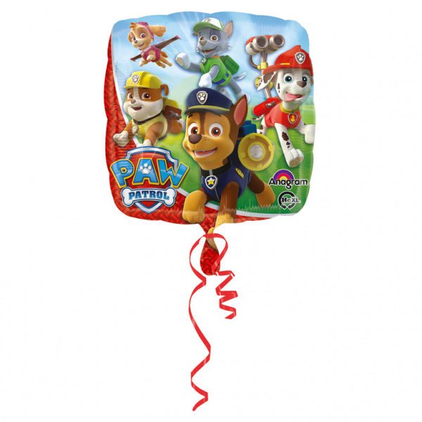 Paw Patrol Helium Ballon Vierkant 43cm leeg van Anagram koop je bij Partywinkel