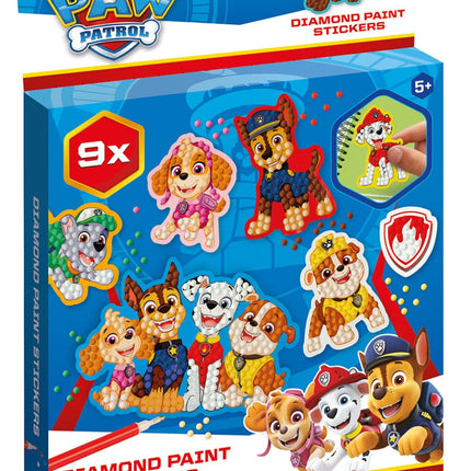 Paw Patrol Knutselset Gekleurd Diamond Painting - Partywinkel - 8714274721203