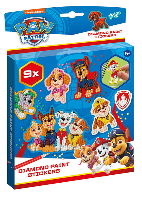 Paw Patrol Knutselset Gekleurd Diamond Painting - Partywinkel - 8714274721203