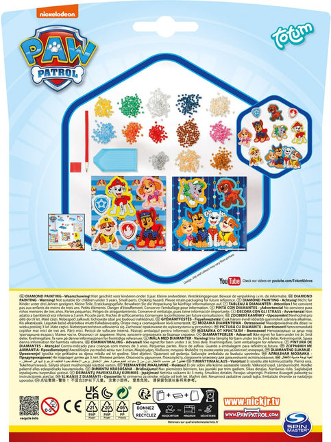 Paw Patrol Knutselset Gekleurd Diamond Painting - Partywinkel - 8714274721203