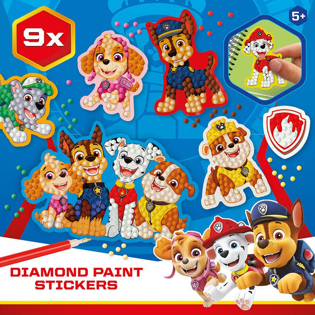 Paw Patrol Knutselset Gekleurd Diamond Painting - Partywinkel - 8714274721203