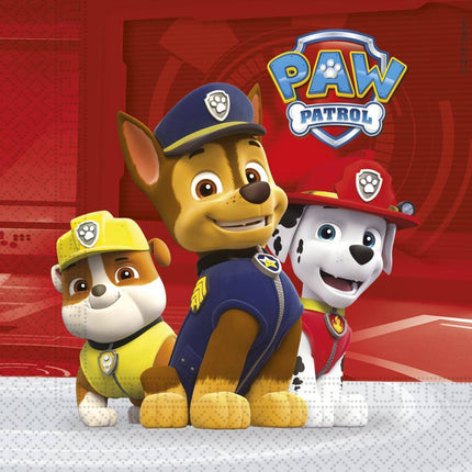 Paw Patrol Servetten 33cm 20st van Procos koop je bij Partywinkel