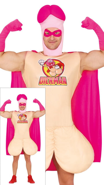 Penis Kostuum Heren 4 delig - Partywinkel - 8434077861615