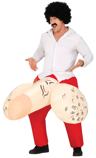 Penis Kostuum Heren Opblaasbaar - Partywinkel - 8434077861417