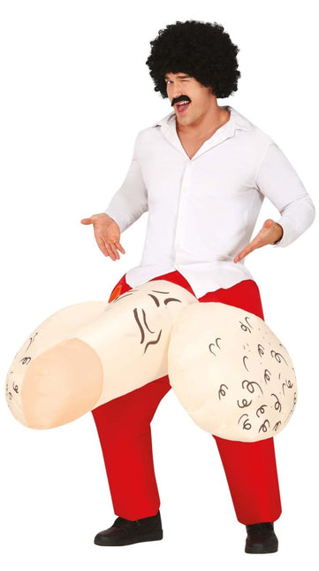 Penis Kostuum Heren Opblaasbaar - Partywinkel - 8434077861417