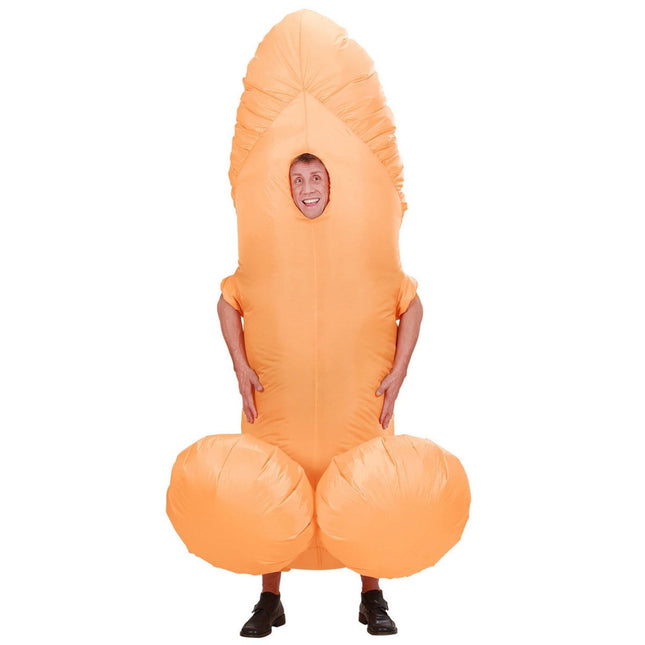 Penis Kostuum Nude Heren Opblaasbaar - Partywinkel - 8003558755608
