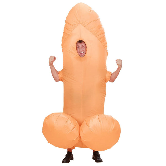 Penis Kostuum Nude Heren Opblaasbaar - Partywinkel - 8003558755608