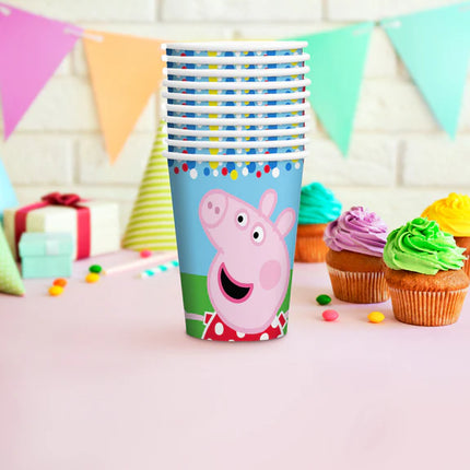 Bicchieri Peppa Pig da 250 ml, 8 pezzi