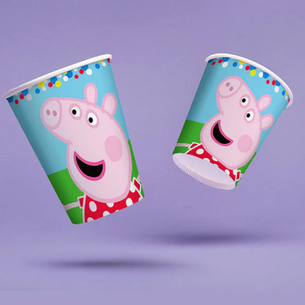 Bicchieri Peppa Pig da 250 ml, 8 pezzi