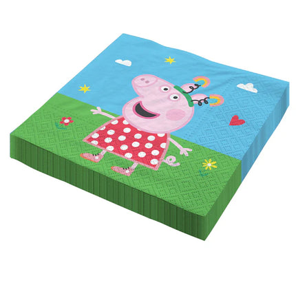 Tovagliolini Peppa Pig 33 cm, 20 pezzi