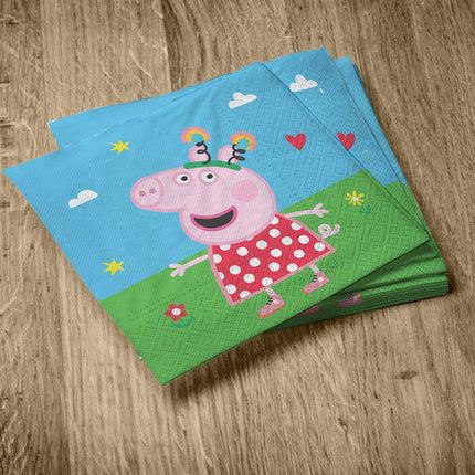Tovagliolini Peppa Pig 33 cm, 20 pezzi