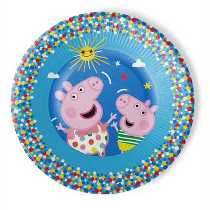 Piatti Peppa Pig 23 cm, 8 pezzi