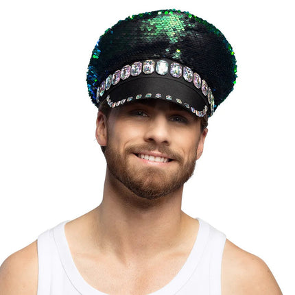 Pet Gekleurd Pailletten Omkeerbaar van Boland koop je bij Partywinkel