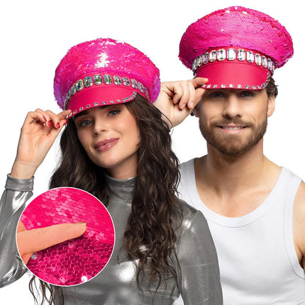 Pet Roze Pailletten Omkeerbaar van Boland koop je bij Partywinkel