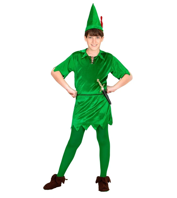 Costume da Peter Pan Ragazzo Verde