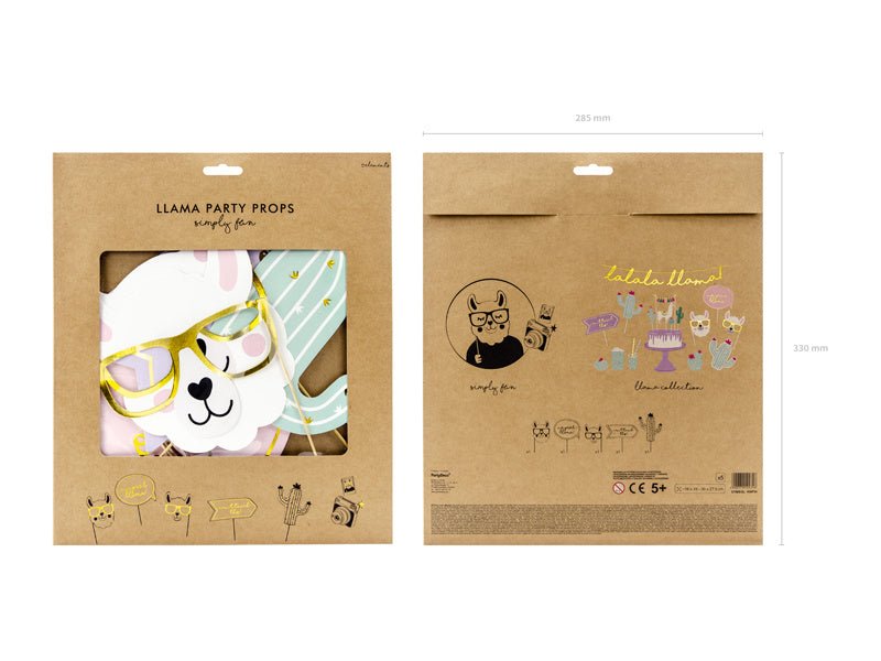 Photbooth Lama 5st van Partydeco koop je bij Partywinkel