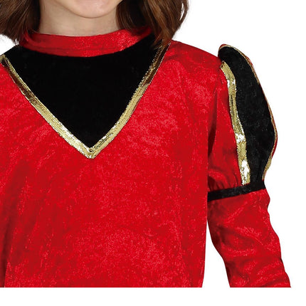 Pietenpak Jurk Kind Rood/Goud van Fiestas Guirca koop je bij Partywinkel