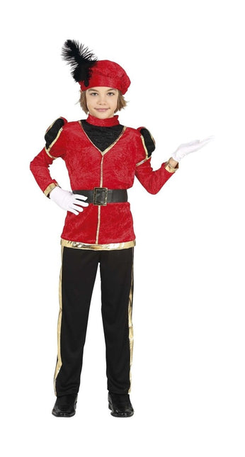 Pietenpak Kind Rood/Goud van Fiestas Guirca koop je bij Partywinkel