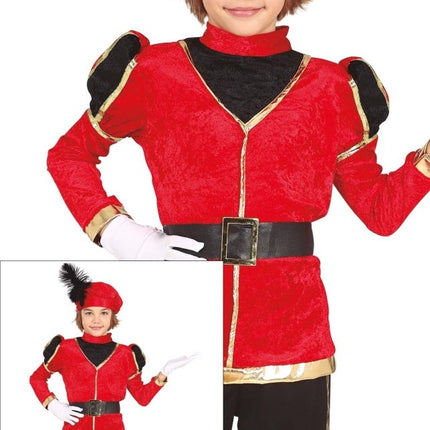 Pietenpak Kind Rood/Goud van Fiestas Guirca koop je bij Partywinkel