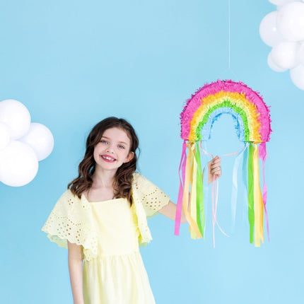 Pinata Regenboog 30cm van Partydeco koop je bij Partywinkel