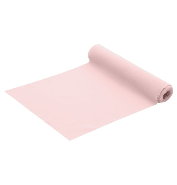 Runner da tavola rosa chiaro pastello 5m