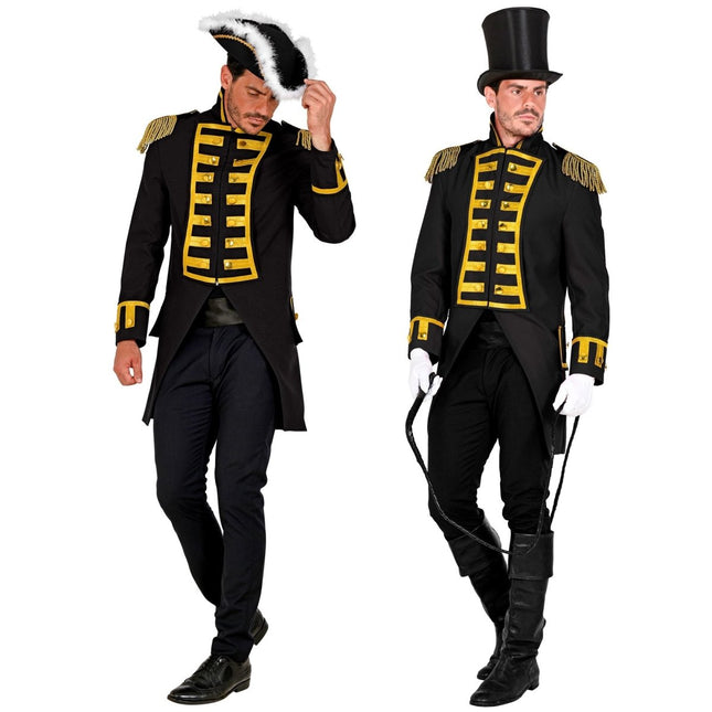 Piraat Jas Zwart Heren van Widmann koop je bij Partywinkel