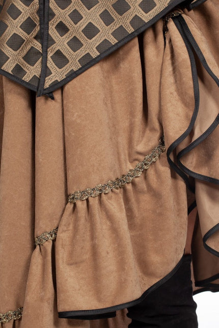 Piraat Jurk Bruin Dames van Wilbers & Wilbers koop je bij Partywinkel