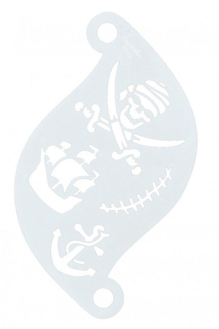 Piraat Make Up Sjabloon van Superstar koop je bij Partywinkel