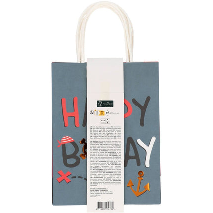 Piraat Uitdeeltasjes 27cm 6st van Folat koop je bij Partywinkel