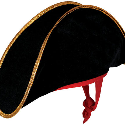 Piraathoed Zwart Rood - Partywinkel - 8434077137604
