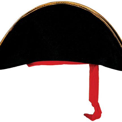 Piraathoed Zwart Rood - Partywinkel - 8434077137604
