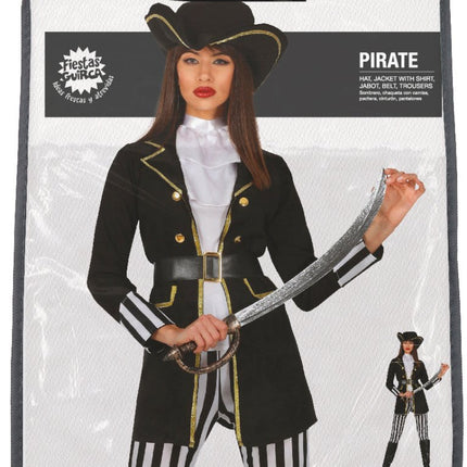 Piraten Kostuum Dames Zwart van Fiestas Guirca koop je bij Partywinkel