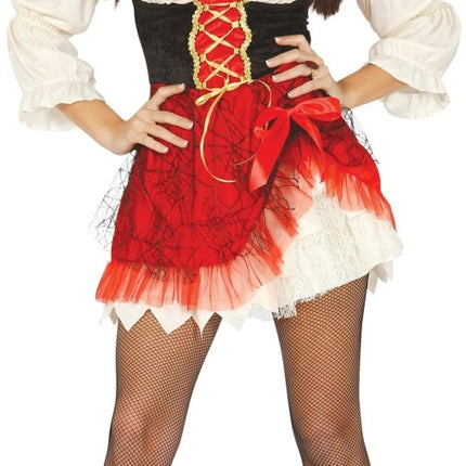 Piratenpak Dames Rood van Fiestas Guirca koop je bij Partywinkel