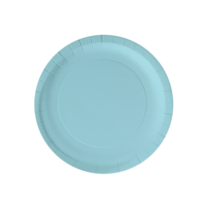 Piatti blu pastello 23cm 8pz