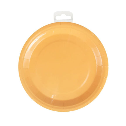 Piatti arancioni pastello 23cm 8pz