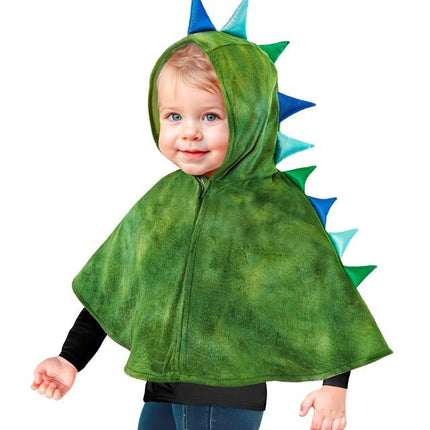 Pluche Poncho Met Muts Dino van Widmann koop je bij Partywinkel