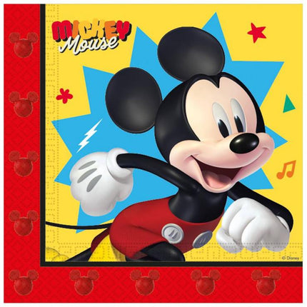 Topolino Salta nel Divertimento Fsc a 2 strati 33X33Cm 20pz
