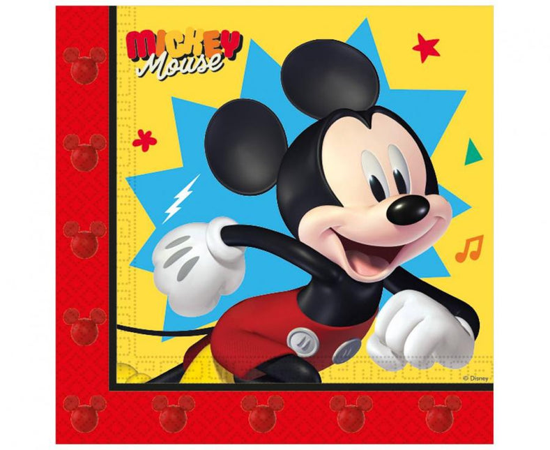 Topolino Salta nel Divertimento Fsc a 2 strati 33X33Cm 20pz