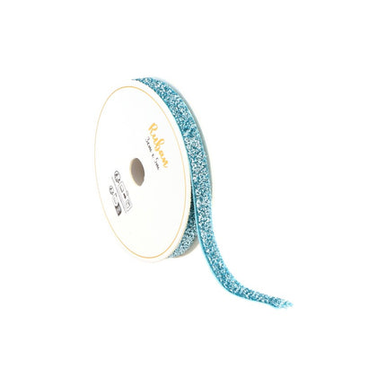 NASTRO GLITTERATO BLU POLARE 10 MM X 3 M