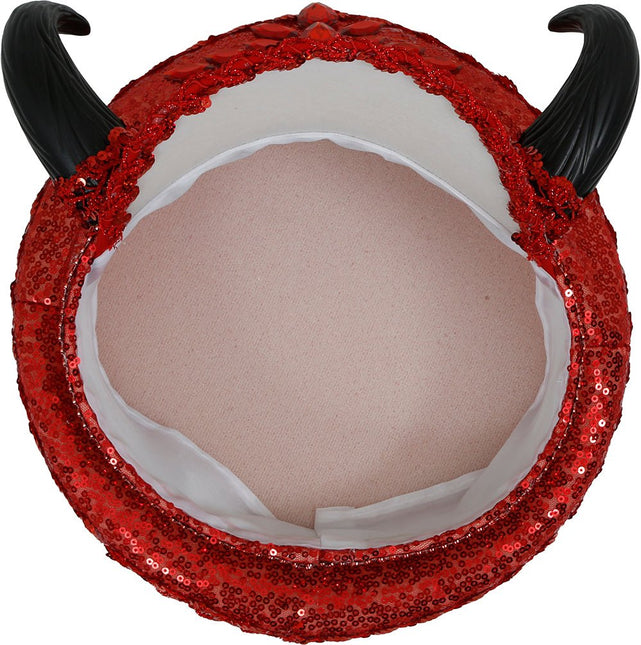 Police red hat with horns, adult van Fiestas Guirca koop je bij Partywinkel