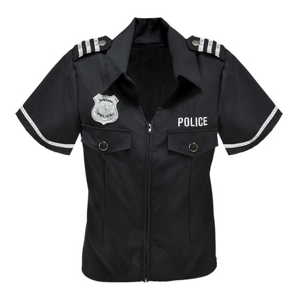Politie Blouse Zwart Dames van Widmann koop je bij Partywinkel