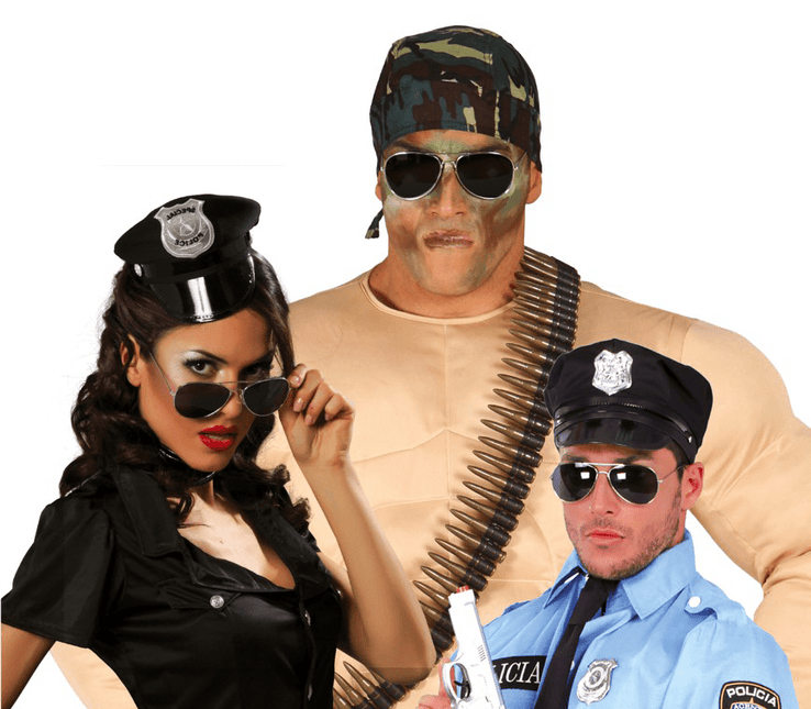 Politie Bril van Fiestas Guirca koop je bij Partywinkel